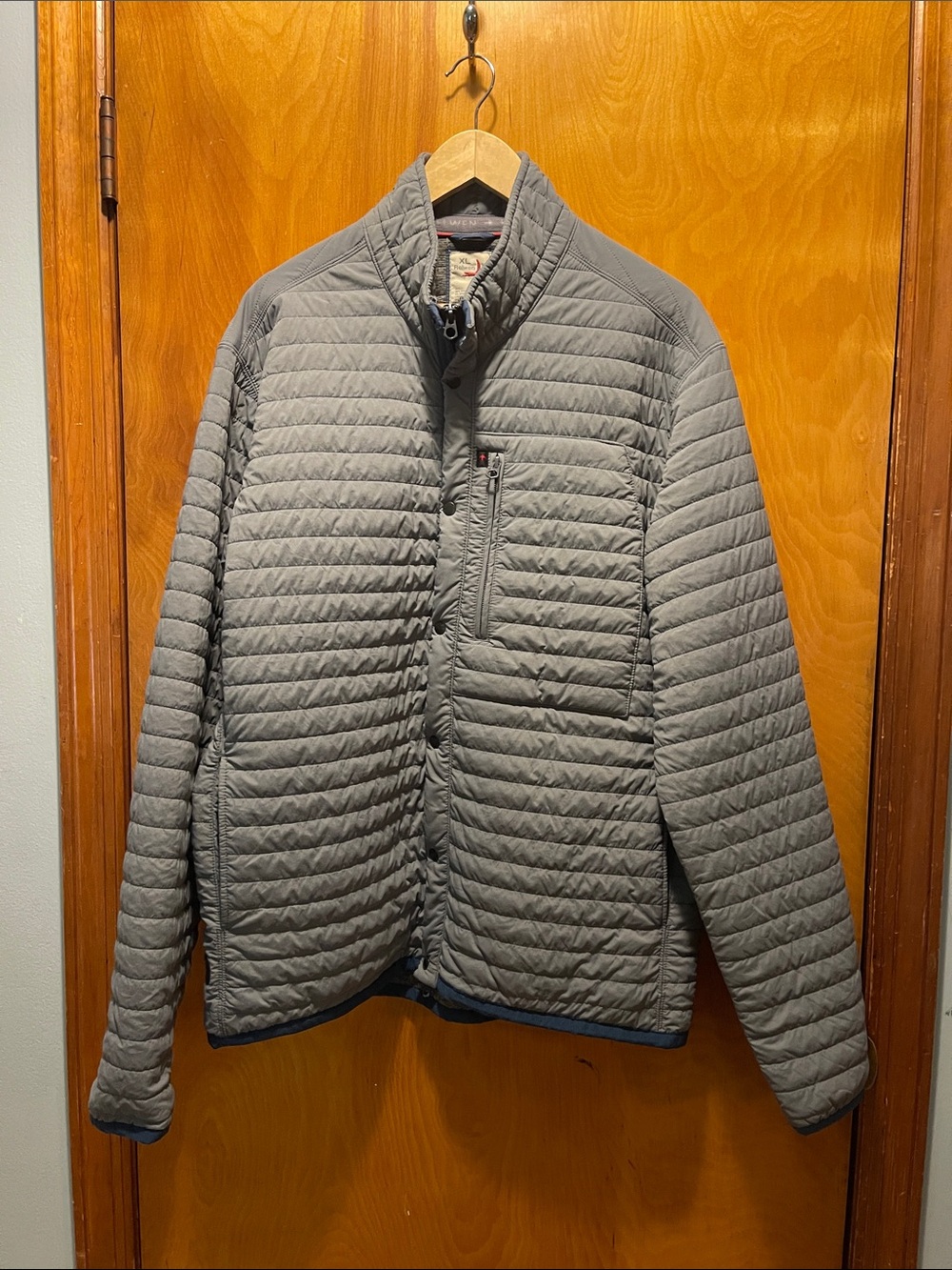 Men's Lightweight Quilted Wind zip Jacket